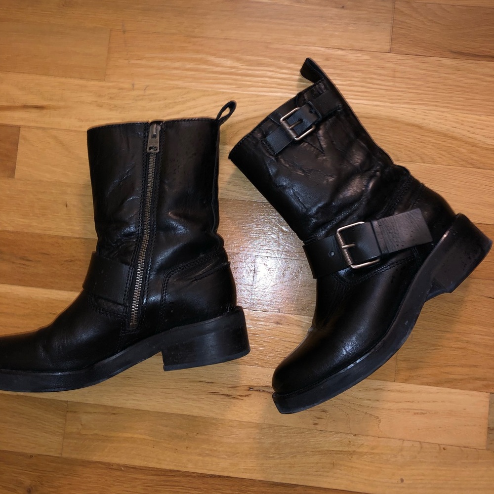 All Saints combat boots